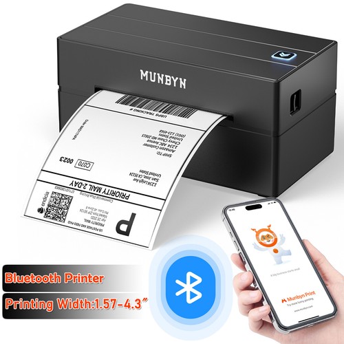 Munbyn bluetooth 4x6 shipping - 4x6,