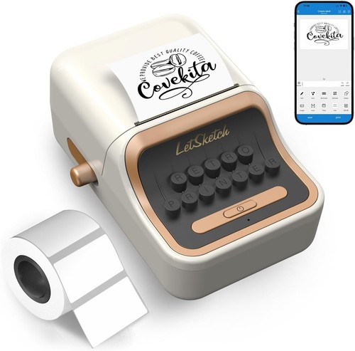 Wireless mini retro label - retro,