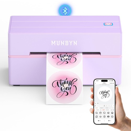 Munbyn bluetooth thermal label - bluetooth,