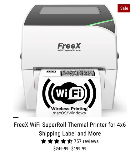 Wifi thermal label - wifi,